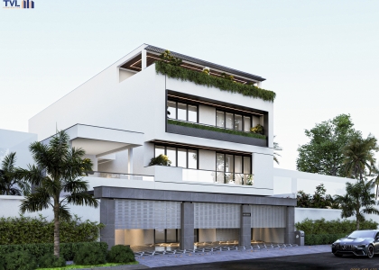 TVL CONSTRUCTION | HOÀN THÀNH THIẾT KẾ KIẾN TRÚC NHÀ SONG LẬP