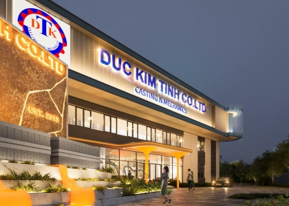 TVL CONSTRUCTION GIỚI THIỆU PHỐI CẢNH THIẾT KẾ NHÀ XƯỞNG ĐỨC KIM TINH 10.000M2