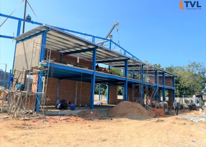 CẬP NHẬT TIẾN ĐỘ DỰ ÁN NHÀ VĂN PHÒNG TIỀN CHẾ &amp; NHÀ XƯỞNG ĐỨC KIM TINH