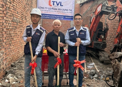 KHỞI CÔNG DỰ ÁN NHÀ PHỐ 3 TẦNG - GÒ VẤP