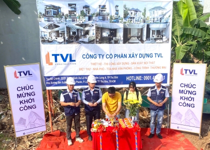 KHỞI CÔNG DỰ ÁN NHÀ PHỐ 4 TẦNG - QUẬN 9
