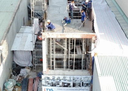 CẬP NHẬT TIẾN ĐỘ DỰ ÁN CĂN HỘ CHO THUÊ 7 TẦNG - QUẬN 9
