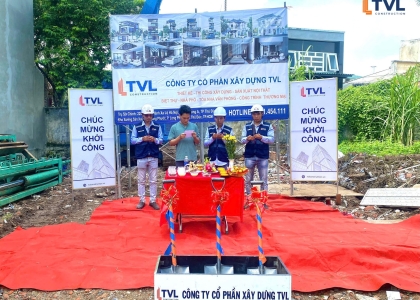 KHỞI CÔNG DỰ ÁN NHÀ PHỐ 4 TẦNG - QUẬN 12