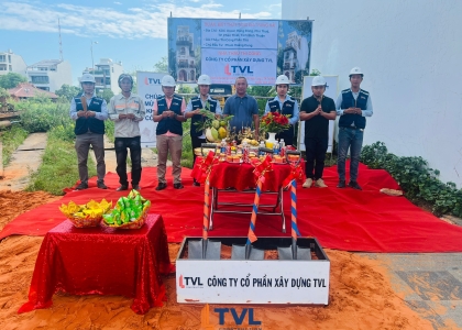 KHỞI CÔNG VÀ THI CÔNG ÉP CỌC DỰ ÁN BIỆT THỰ ĐỊA TRUNG HẢI 5 TẦNG - PHAN THIẾT