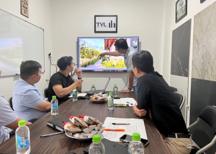 TVL CONSTRUCTION CÙNG CHỦ ĐẦU TƯ CHỐT PHƯƠNG ÁN THIẾT KẾ VÀ CHỌN MẪU VẬT LIỆU