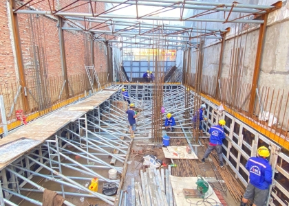 ÉP CỌC, PHẦN HẦM