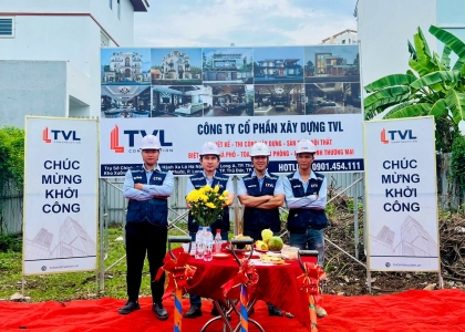 KHỞI CÔNG DỰ ÁN BIỆT THỰ HIỆN ĐẠI 1 HẦM + 4 TẦNG - THỦ ĐỨC