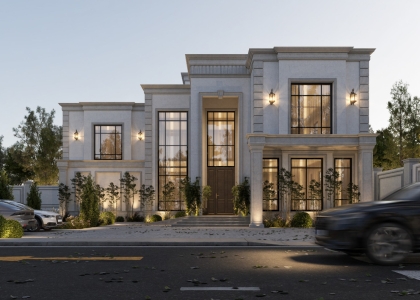 TVL CONSTRUCTION | HOÀN THÀNH THIẾT KẾ BIỆT THỰ TÂN CỔ ĐIỂN 2 TẦNG