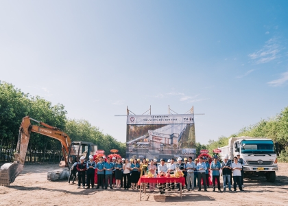 TVL CONSTRUCTION | KHỞI CÔNG DỰ ÁN NHÀ XƯỞNG GIA CÔNG CƠ KHÍ &amp; CHẾ TẠO PHÔI ĐỨC KIM TINH