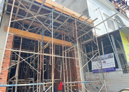 TVL CONSTRUCTION | CẬP NHẬT TIẾN ĐỘ DỰ ÁN NHÀ NGHỈ TƯ NHÂN 4 TẦNG