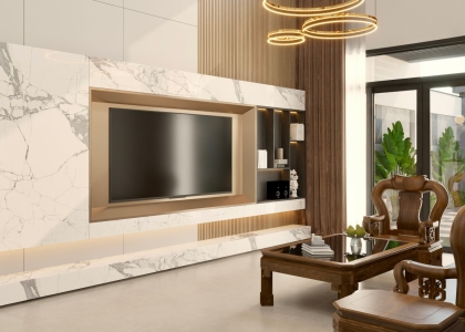 TVL CONSTRUCTION | HOÀN THÀNH THIẾT KẾ NỘI THẤT NHÀ 2 TẦNG