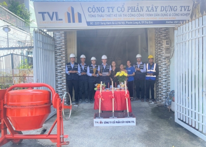 TVL CONSTRUCTION | KHỞI CÔNG DỰ ÁN NHÀ Ở TƯ NHÂN 2 TẦNG