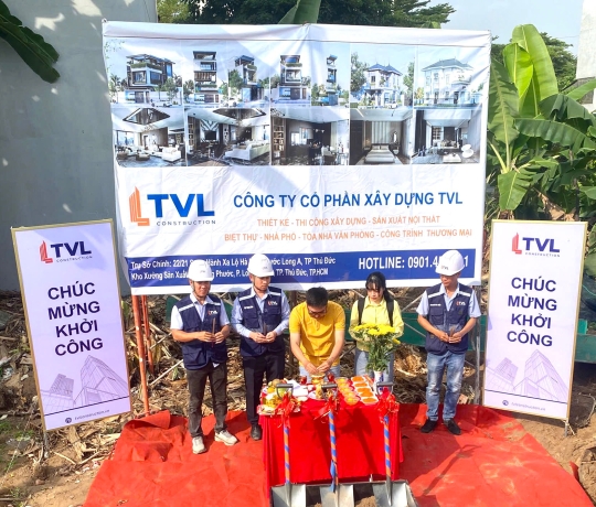 KHỞI CÔNG DỰ ÁN NHÀ PHỐ 4 TẦNG - QUẬN 9