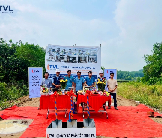 KHỞI CÔNG DỰ ÁN 2 DÃY NHÀ Ở KẾT HỢP KINH DOANH