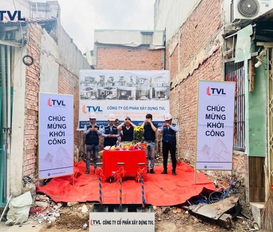 KHỞI CÔNG DỰ ÁN NHÀ PHỐ 4 TẦNG - BÌNH TÂN