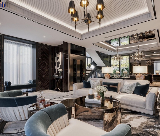 THIẾT KẾ NỘI THẤT HIỆN ĐẠI LUXURY