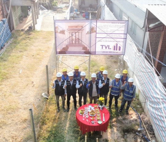 TVL CONSTRUCTION | KHỞI CÔNG DỰ ÁN NHÀ Ở TƯ NHÂN - PHÚ MỸ, BÌNH DƯƠNG