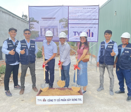 TVL CONSTRUCTION | KHỞI CÔNG DỰ ÁN NHÀ Ở TƯ NHÂN 2 TẦNG