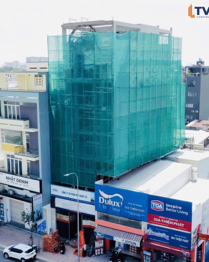 TOÀ NHÀ VĂN PHÒNG 7 TẦNG - AMY GROUP