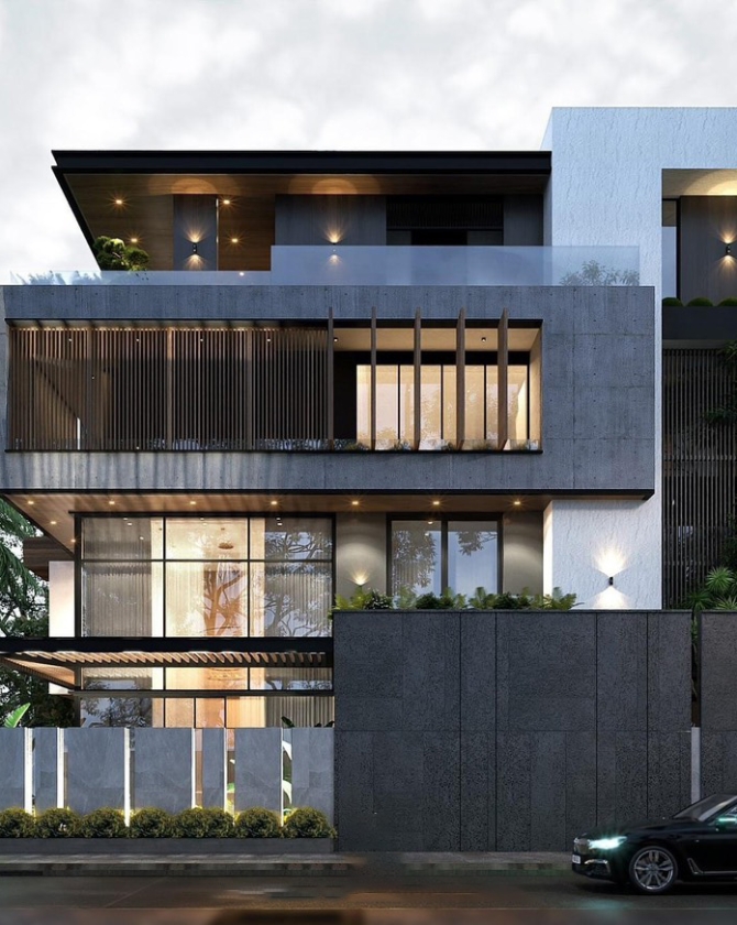 NHÀ PHỐ 4 TẦNG HIỆN ĐẠI 