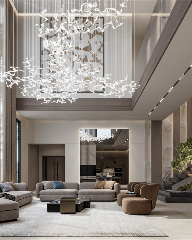 MODERN DOUBLE-HEIGHT VILLA