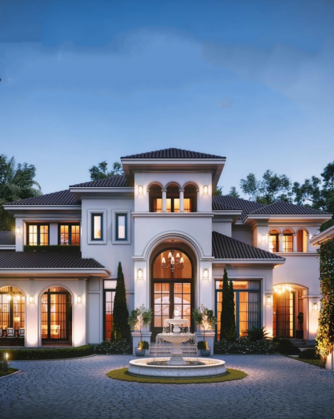 BIỆT THỰ ĐỊA TÂN CỔ ĐIỂN